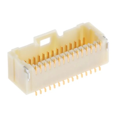 Molex Pico-Clasp™ Series Right Angle Surface PCB Header 30 Contacts 1 mm Pitch 2 Row Shrouded 501571-3007