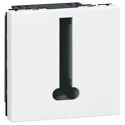 Legrand Straight 1 Way RC Telephone Socket ABS Material Screwless Mount 45x45x32.5mm 0 787 38
