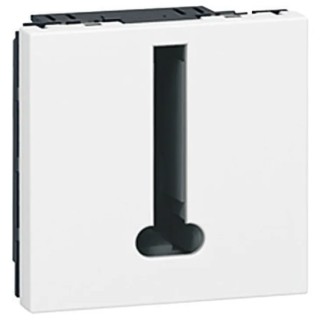 Legrand Straight 1 Way RC Telephone Socket ABS Material Screwless Mount 45x45x32.5mm 0 787 38