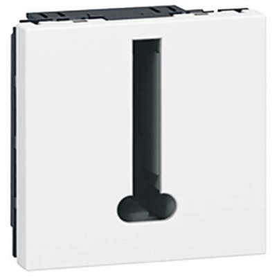 Legrand Straight 1 Way RC Telephone Socket ABS Material Screwless Mount 45x45x32.5mm 0 787 38