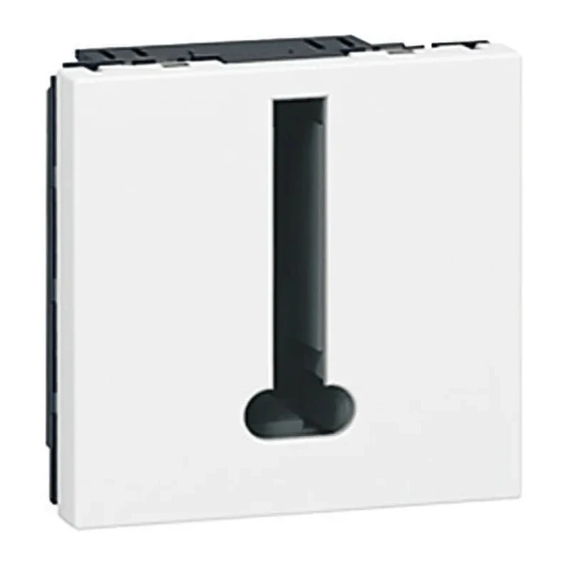 Legrand Straight 1 Way RC Telephone Socket ABS Material Screwless Mount 45x45x32.5mm 0 787 38