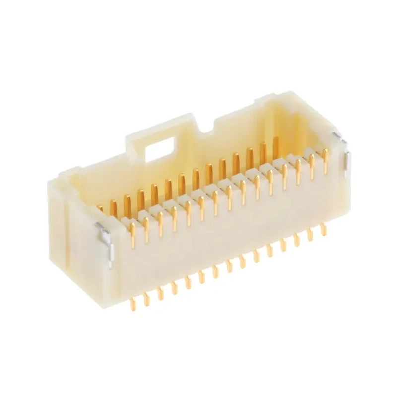 Molex Pico-Clasp Series Right Angle Surface PCB Header 30 Contact 1 mm Pitch 2 Row Shrouded 501571-3007