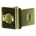 Keystone PC QUICK-FIT Uninsulated Male Spade Connector, Crimp Termination, 6.4 x 0.81 mm Tab Size 1257