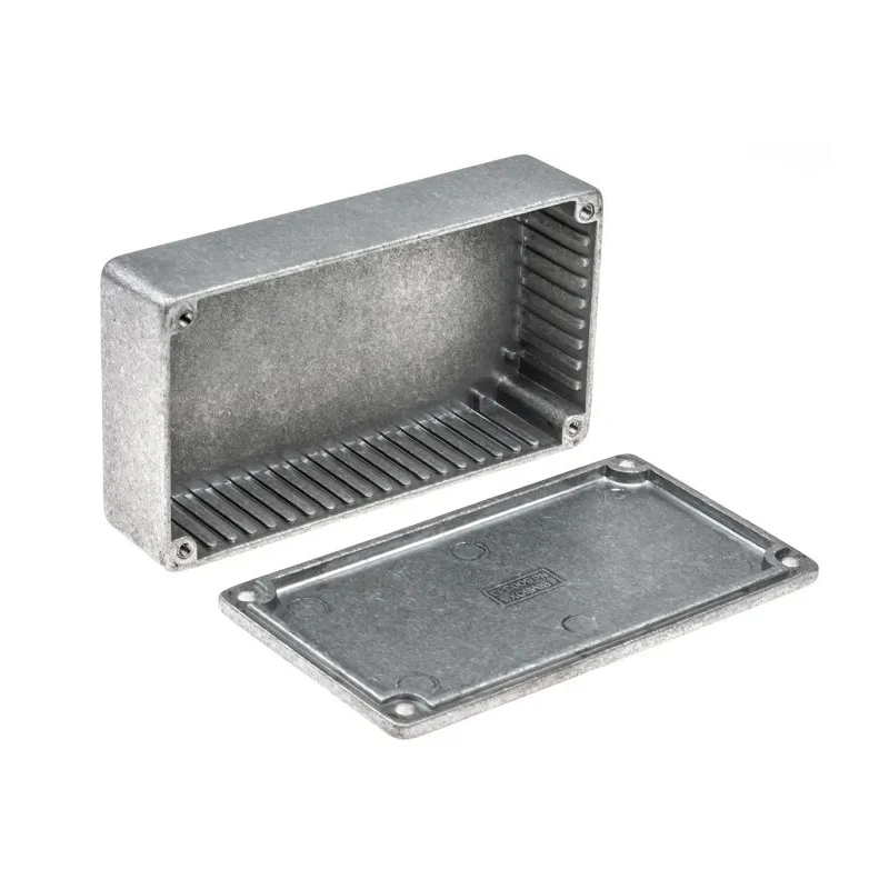 RS PRO Silver Lid Shielded Die Cast Aluminium Enclosure IP54 30.5 mm x 112 mm x 62 mm IP54