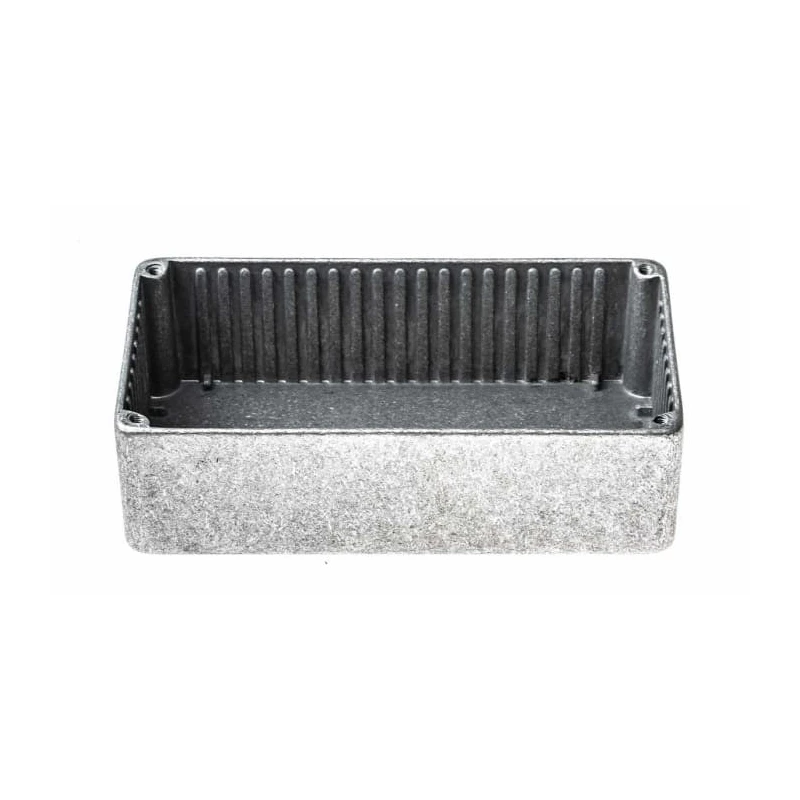 RS PRO Silver Silver Lid Die Cast Aluminium Shielded General Purpose Enclosure IP54 39.8 mm x 120 mm x 65.5 mm IP54