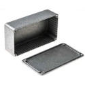 RS PRO Silver Silver Lid Die Cast Aluminium Shielded General Purpose Enclosure IP54 39.8 mm x 120 mm x 65.5 mm IP54