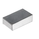 RS PRO Silver Die Cast Aluminium Enclosure, IP54, 49.8 mm x 152 mm x 82 mm IP54