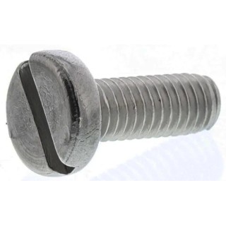 RS PRO Slot Pan Stainless Steel Machine Screw 8 mm M3 189-305