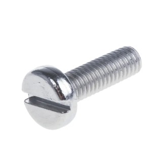 RS PRO Slot Pan Head Stainless Steel Machine Screw M3 Thread 10 mm Length 189-311
