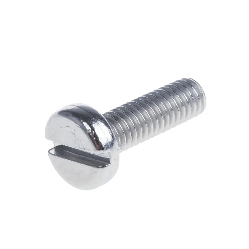 RS PRO Slot Pan Head Stainless Steel Machine Screw M3 Thread 10 mm Length 189-311