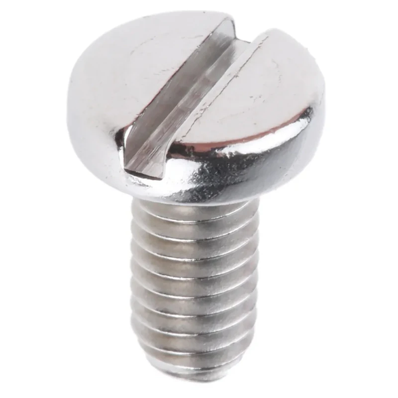 RS PRO Slot Pan Stainless Steel Machine Screw 8 mm M4 189-361