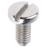 RS PRO Slot Pan Stainless Steel Machine Screw 8 mm M4 189-361
