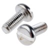 RS PRO Slot Pan Stainless Steel Machine Screw 10 mm M4 189-377
