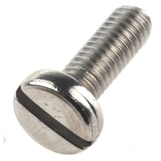 RS PRO Slot Pan Stainless Steel Machine Screw 12 mm M4 189-383