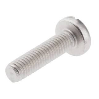 RS PRO Slot Pan Stainless Steel Machine Screw 20 mm M5 189-478