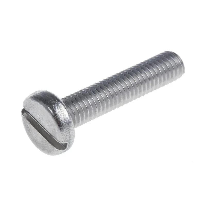 RS PRO Slot Pan Stainless Steel Machine Screw M6 Thread 30mm Length 189-557