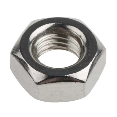 RS PRO Plain Stainless Steel Hex Nut M10, DIN 934 189-614