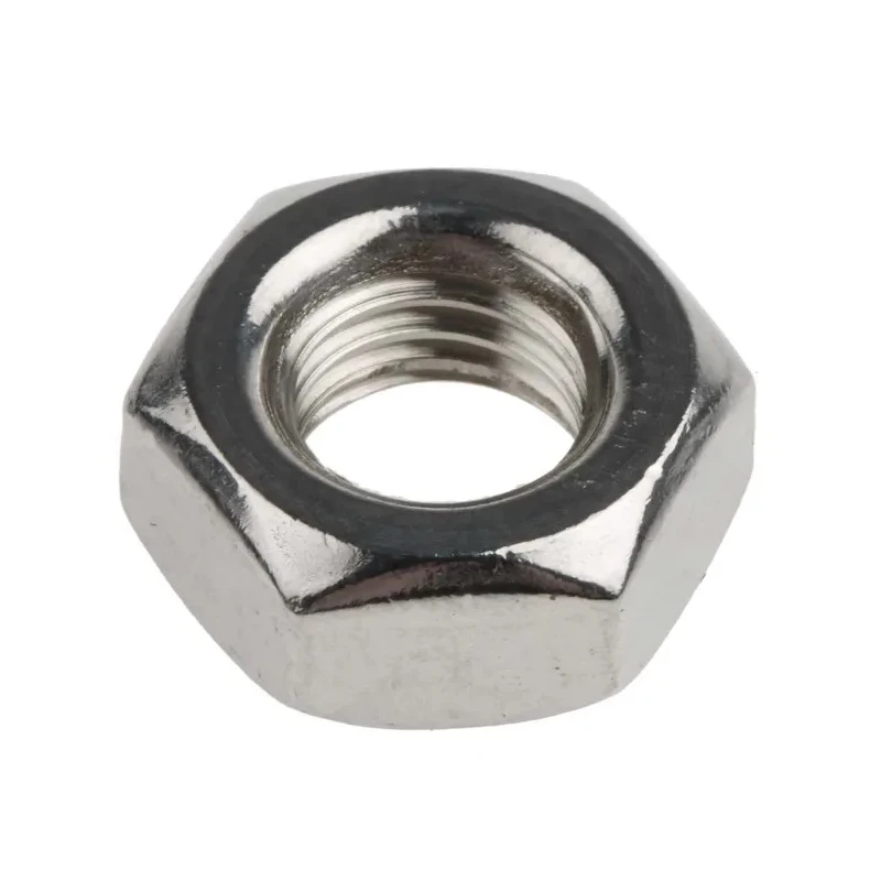RS PRO Plain Stainless Steel Hex Nut M10, DIN 934 189-614
