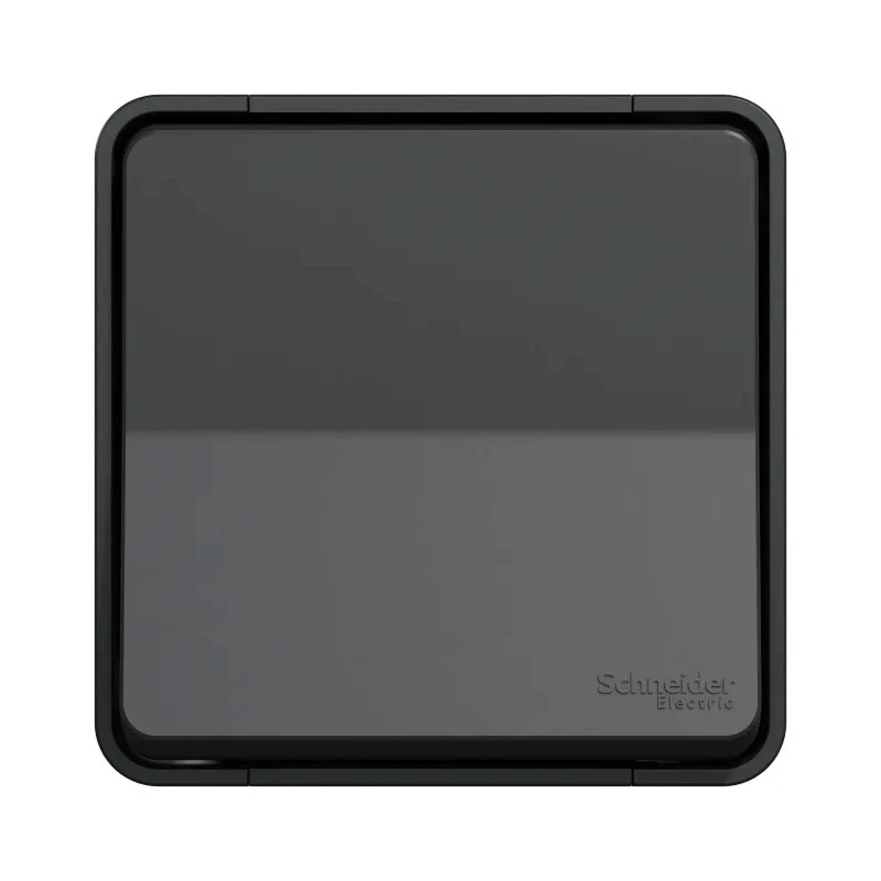 Schneider Electric Mureva Styl Series Light Switch, Silicone Polymer Push Button, Flush Surface Mount, 76 mm MUR35026