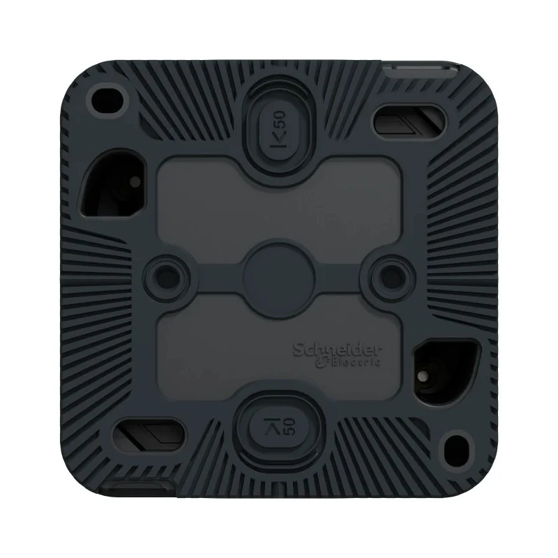 Schneider Electric Mureva Styl Series Light Switch, Silicone Polymer Push Button, Flush Surface Mount, 76 mm MUR35026