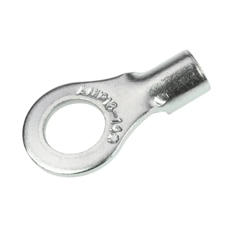 TE Connectivity STRATO-THERM Uninsulated Ring Terminal M5 Stud Size 16 AWG 14 AWG Wire Size 322695
