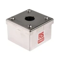 RS PRO Stainless Steel Push Button Enclosure 1 Hole 22 mm Diameter 161-1521