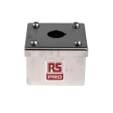 RS PRO Stainless Steel Push Button Enclosure 1 Hole 22 mm Diameter 161-1521