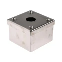 RS PRO Stainless Steel Push Button Enclosure 1 Hole 22 mm Diameter 161-1521