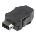 Hirose IX Industrial Series IX Industrial Connector Male Cable Shielded Straight 1 Port 10 Way IX40G-A-10S-CV(7.0)