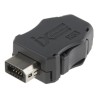 Hirose IX Industrial Series IX Industrial Connector Male Cable Shielded Straight 1 Port 10 Way IX40G-A-10S-CV(7.0)