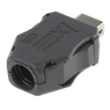 Hirose IX Industrial Series IX Industrial Connector Male Cable Shielded Straight 1 Port 10 Way IX40G-A-10S-CV(7.0)