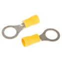 TE Connectivity PIDG Insulated Ring Terminal M8 Stud Size 12 AWG 10 AWG Wire Size Yellow 35111