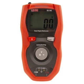 RS PRO Handheld Multimeter True RMS 600 V AC LCD Display RS-946