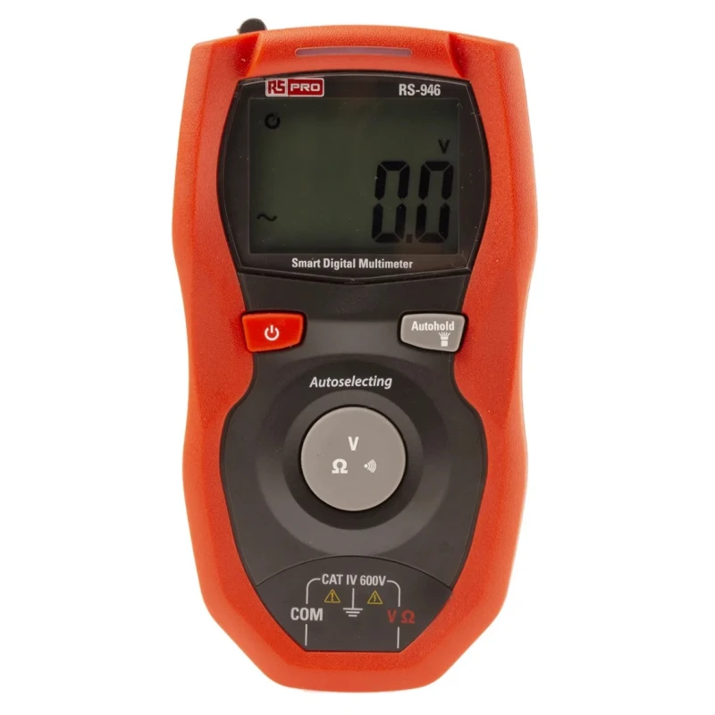 RS PRO Handheld Multimeter True RMS 600 V AC LCD Display RS-946