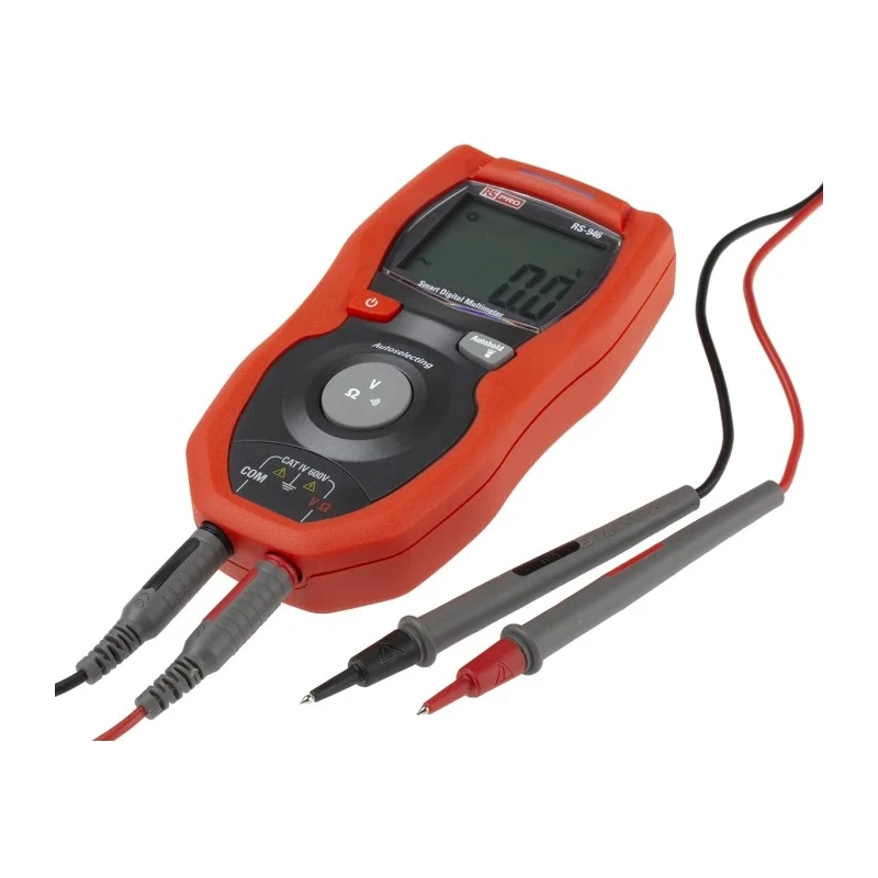 RS PRO Handheld Multimeter True RMS 600 V AC LCD Display RS-946