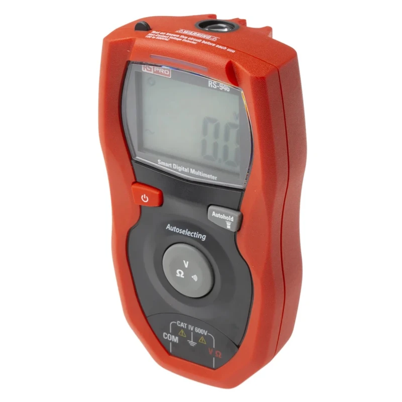 RS PRO Handheld Multimeter True RMS 600 V AC LCD Display RS-946