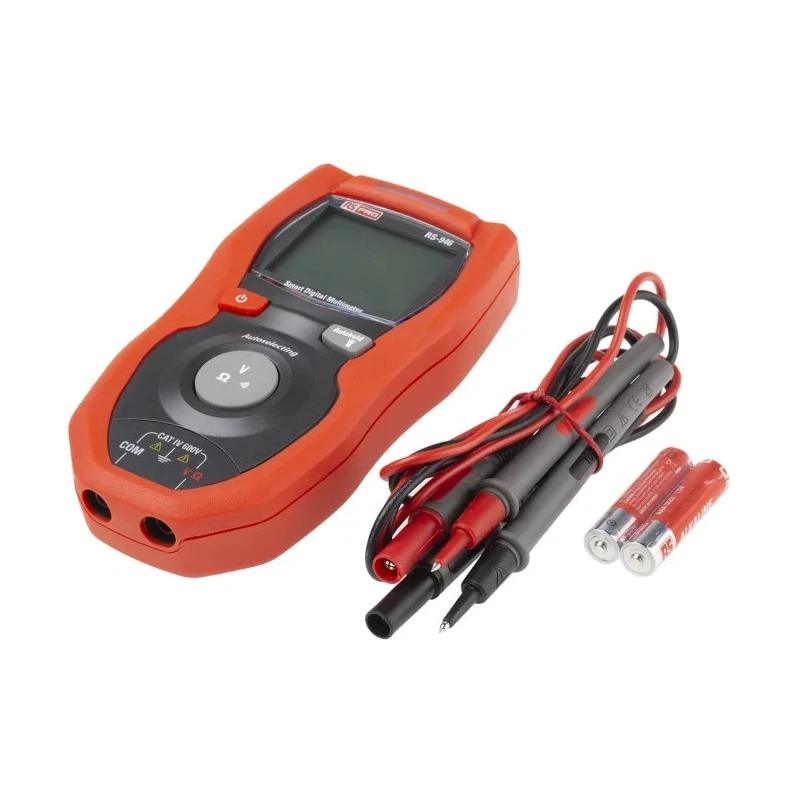 RS PRO Handheld Multimeter True RMS 600 V AC LCD Display RS-946