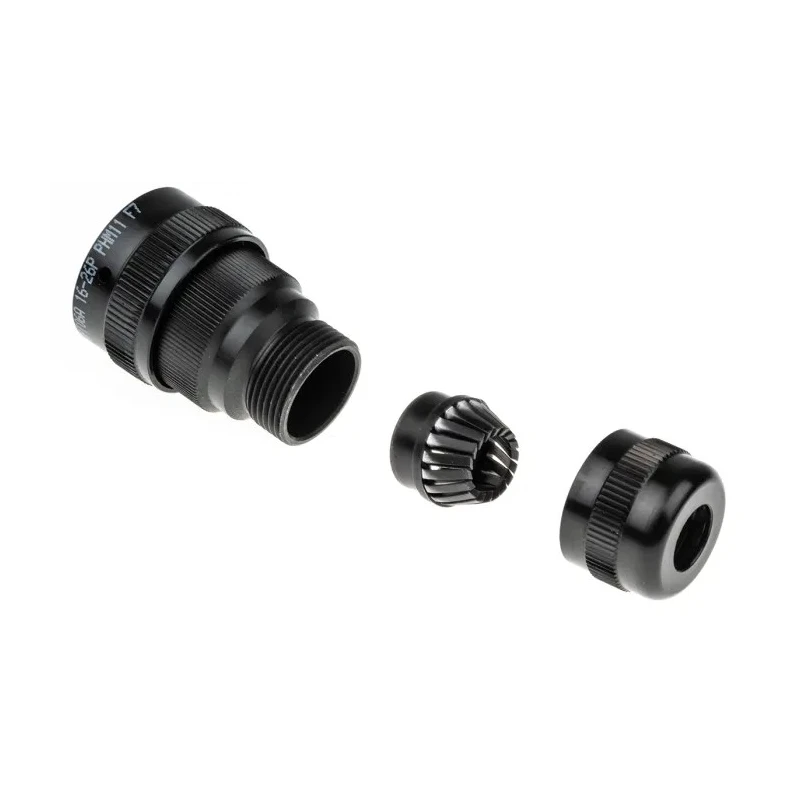 Glenair MIL Spec Circular Connector Copper Alloy Straight 26 Way Cable Male Contacts Shell Size 16 IPT06A16-26PPHM11F7