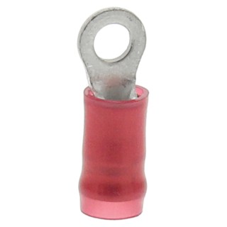 TE Connectivity PIDG Insulated Ring Terminal M2.5 Stud Size 22 AWG 16 AWG Wire Size Red 31880