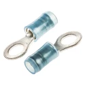 TE Connectivity PIDG Insulated Ring Terminal M5 Stud Size 16 AWG 14 AWG Wire Size Blue 130090