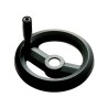RS PRO Black Glass-fibre Reinforced Technopolymer Revolving Handle Hand Wheel, 100 mm Diameter 161-1989