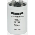 KEMET 0.1 F 63V dc Cylindrical Can Polar Aluminium Capacitor with Screw Termination PEH200MV6100MU2