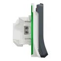 Schneider Electric 16A Grey 1 Gang Plug Socket Mureva Styl Indoor & Outdoor Type E - French MUR36133