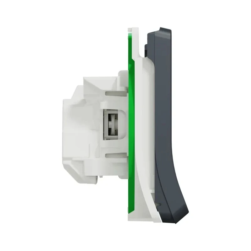 Schneider Electric 16A Grey 1 Gang Plug Socket Mureva Styl Indoor & Outdoor Type E - French MUR36133