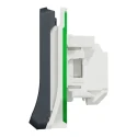 Schneider Electric 16A Grey 1 Gang Plug Socket Mureva Styl Indoor & Outdoor Type E - French MUR36133