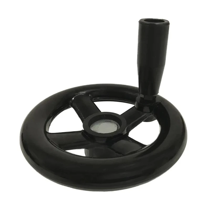 RS PRO Black Spoked Revolving Hand Wheel 250 mm Diameter 161-2031