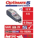 TecMate 12V 4A 6-Stage Automotive Lead Acid Battery Charger Optimate 5 TM230
