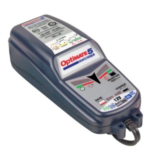 TecMate Automotive 6-Step 12V Lead Acid Battery Charger 4A with UK Plug TM232