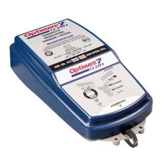 TecMate OptiMate 7 Automotive Battery Charger Lead Acid 12V/24V 10A TM260