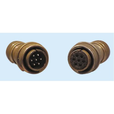Glenair IT Copper Alloy Straight 24 Way Cable MIL Spec Circular Connector 200, 250V ac 41A IT3106A24-28PPHM22F7
